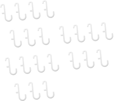 iplusmile 21pezzi Ganci Per Pannello Pegboard Per Esposizione Supermercati Facili Da Installare e Pratici Per Ogni