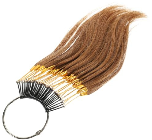 Healeved 30pièces Échantillons Couleur Cheveux Humains Nuancier Salon Coiffure Professionnel Test Coloration Profondeur Pour Styliste Coloration