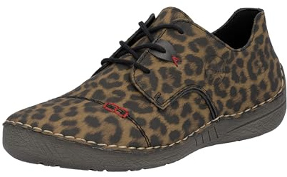 Rieker dam 52528 snörskor, flerfärgad, 40 EU