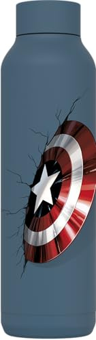Quokka Borraccia termica in acciaio inox Solid Stone Blue 630 ml Captain America