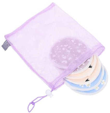 Coussinets D’allaitement Set de Set de Set Anti-fuite, Lavables Lot de 1 | Polyester-coton Revêtement Tpu Imprimé, Design Rainure Centrale, Confort D’usage et Réutilisation