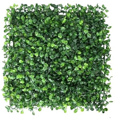 Muro Piante Artificiali 10 pezzi di piante artificiali, pannello di erba da parete, siepe di bosso, protezione UV, decorazione verde, recinzione for la privacy, schermo for cortile, matrimonio