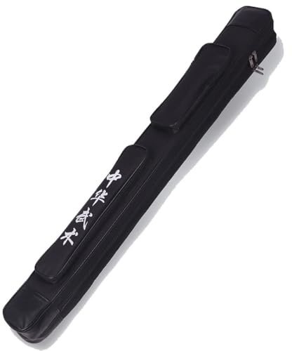 Sword Bag, Canvas Martial Arts Carrying Bag, Adjustable Bokken & Bo Staff Long Weapons Case for Taichi and Multifunctional Use