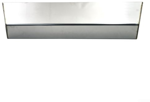 Eawfgtuw Spachtelmasse aus Edelstahl für Zement- und Fliesenarbeiten, 30,5 cm, 35,6 cm, Schlammtrog mit nahtlosem Design und Komfortgriff, Putzwerkzeug für (40,6 cm)