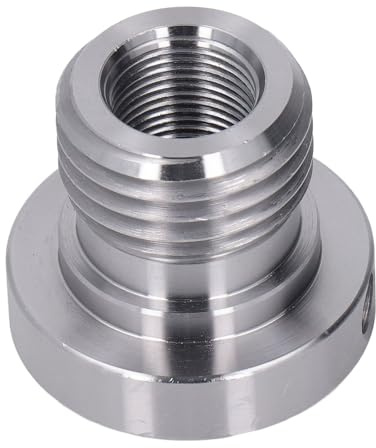 Woodworking Lathe Headstock Spindle Adapter, Stainless Steel 8TPI Lathe Spindle Adapter, 33mmx8TPI Male to 20mmx8TPI Female Thread, Precision Tool for Woodturning, Compatible