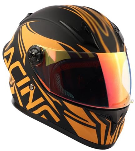 Casque de vélo Enfant avec visière, pour Trottinette, Moto, Quad, vélo Tout-Terrain, Convient aux Enfants de 3 à 12 Ans. 8,M/{49~50cm}