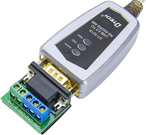 DTECH Cable adaptador de puerto serie USB a RS422 RS485 con chipset FTDI Tarjeta terminal de 5 posiciones para Windows 11 10 8 7 XP Mac (1,2 m)