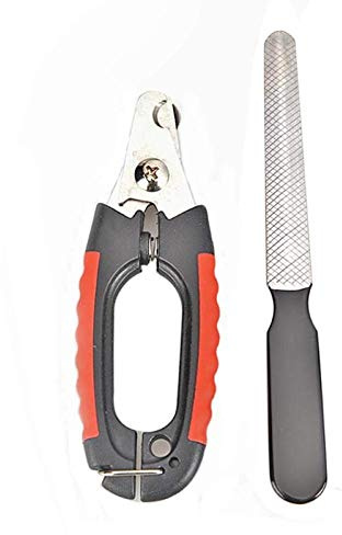 YITON Pet Nail Clipper 12.5Cm Pet Nail Clipper Dog Cats Toe Claw Cutter Clippers Animal Grooming Nailclippers With File 1Pcs With File
