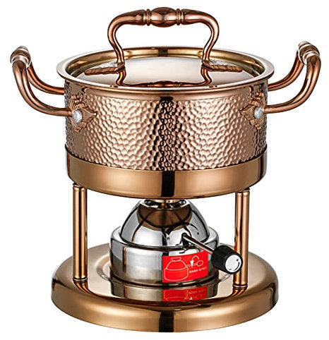 Round Chafers and Buffet Warmers Sets, Stainless Steel Chafing Dish with Pans and Fuel Holders For Parties, Dinners and Catering/Rose Gold