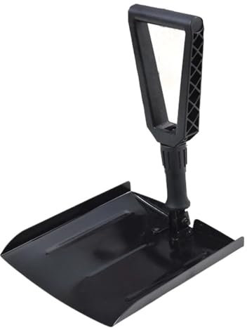 SSIMOO Mini-Klappschaufel, kompatibel mit Survival, Hartstahl, tragbar, leicht, Outdoor-Taktik, faltbares Werkzeug