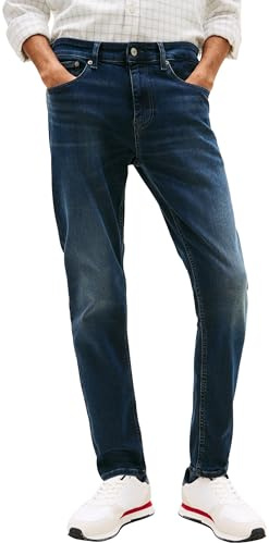 Tommy Jeans Herren Jeans Hose Austin Slim Fit, Blau (Denim Dark), 33W/30L