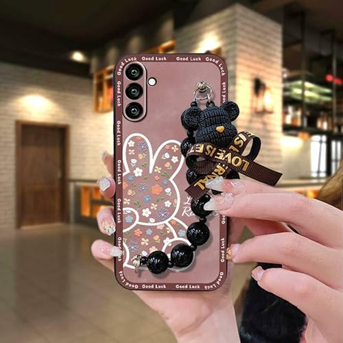 Lulumi-Phone Case For Samsung Galaxy A13 5G/A04S/Wide6/SM-A136, Bear bracelet Cartoon silicone cell phone cover protective case Anti-knock phone case cell phone case phone cover