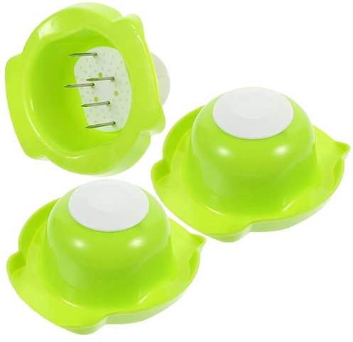 Happyyami 3pezzi Grattugia Per Patate e Verdure Grattugia Manuale Protezione Per Dita Realizzata in Materiale Resistente e Sicuro Leggera e Portatile Facile Da Pulire