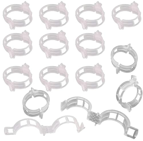 100PCS Tomato Plant Support Clips – Heavy Duty Greenhouse Accessories for Outdoor Plants | Tomato Trellis Clips & Plant Clamps for Stems and Vines | Ideal Garden Tools for Vegetable Planting