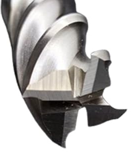 LLMWFA 2 3 4 Nuten HSS-Fräser, D1–50 mm Metallfräser, hochpräziser gerader Schaftfräser, 1 Stück(3MM*4)