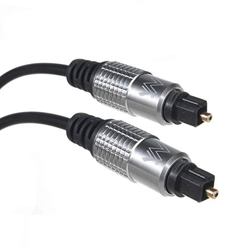 Maclean MCTV-452 Optical Digital Audio Cable, T-T Toslink to Toslink, fibre optic cable, for Home Theater (2,5m)