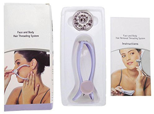 Facial Neck Hair Removel Cotton Threading Epilator Haarentfernungswerkzeug mit 10 Baumwolllinien für Lady Hohe und langlebige Qualität