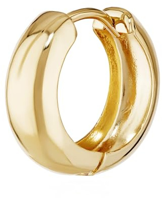 NKlaus Klappcreolen für Damen 375 Gelb Gold 9 Karat; poliert, 1 Stück