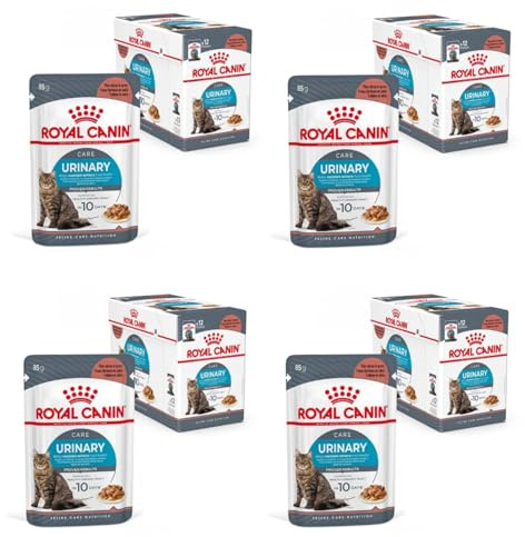 Royal Canin Feline Urinary Care | 4er Pack | 4 x 12 x 85g | Alleinfuttermittel für Katzen | Mineralstoffgleichgewicht