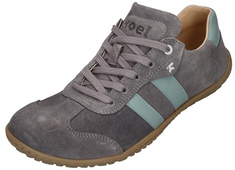 KOEL Damenschuhe Barfuß Sneakers ILA Suede - Grey, Größe:39 EU