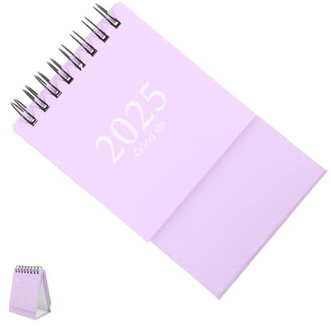 STOBOK Kalender Mini-tischkalender 2025 Mini- Stehend Umklappbarer Tischkalender Kleiner Tischkalender Akademisches Jahr Monatskalender Für Zuhause Büro Schule