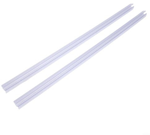 Lot de 2 joints d'étanchéité pour porte de douche pour rails en verre sans cadre