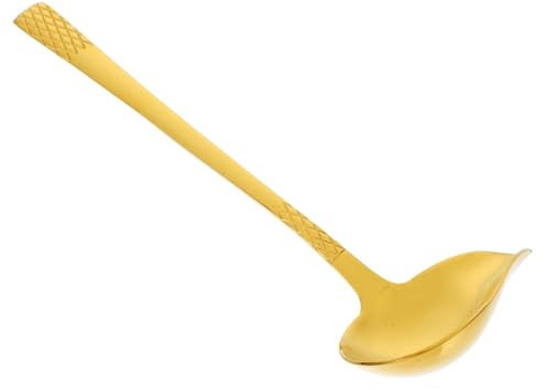 HOLIDYOYO Cucchiaio Acciaio Inossidabile Con Beccuccio Duckbill Mestolo Versatile Per Salse e Zuppe Design Elegante e Funzionale Utensile Da Cucina Per Cottura Quotidiana Acciaio Resistente