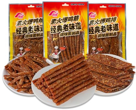 BaiLiSnacky Bastoncini Latiao Snack Piccanti E Piccant（86g*3Pcs）. – Snack Autentico Cinese Cinesi Latiao Strisce Strisce Piccante & Saporito