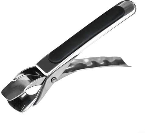 Pinza a clip con imbottitura in silicone per una manipolazione sicura di ciotole calde e pentole interne in forno a microonde, tostapane e friggitrice ad aria