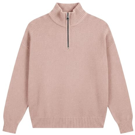 Halv dragkedja tröja herr sweatshirt herr med dragkedja mjuk | Vintertröja med herrtröja elegant arbetströja mjuk tröja herr enfärgad fleecetröja