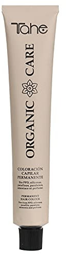 Tahe Organic Care Tinte Orgánico Permanente para el cabello de larga duración Sin Amoniaco, 100 ml, Tono 1.1 Negro Azul