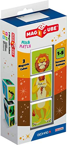 Geomag - MAGICUBE Blister Savane Animals
