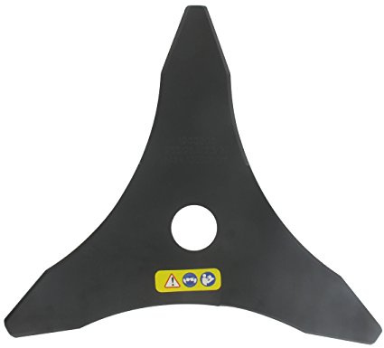 GREENSTAR - Cuchilla de 3 dientes, adaptable para desbrozadora, corte de 255 mm, diámetro de 25,4 mm y grosor de 2,3 mm, calidad superior