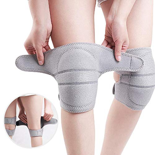 ARTOCT Verstellbare schützende Knieschützer, weicher Schwamm Dance Knieschützer Frauen Mädchen, atmungsaktive Anti-Fall Sport Knieschützer Protektor Tanz Yoga Sport