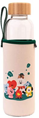 Grupo Erik Bottiglia BT21 termica - Bottiglia termica 500 ml - Bottiglia acqua/Bottiglia vetro 500 ml, chiusura ermetica, BPA free