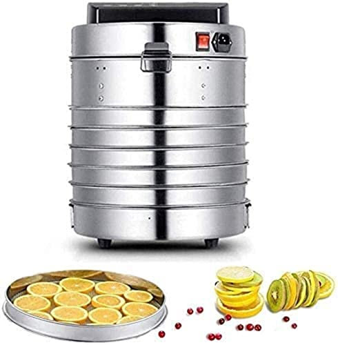 BTURYT Food Deidrator Food Disidrator Machine - Professional Electric Multi -Tier Portal di Alimenti Carne o Carne di Manzo a scatti da Frutta asciugacapelli con 5 vassoi impilabili