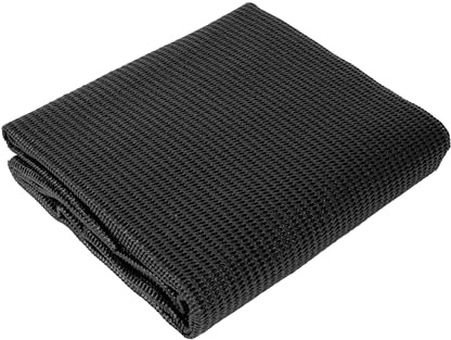 Tapis antidérapant pour Voiture, Dimensions 120 x 100 cm, en Noir, avec Mailles, Tapis Anti-salissures découpable, Tapis de Coffre pour Box de Chien, tiroir, Tapis, bac de Coffre