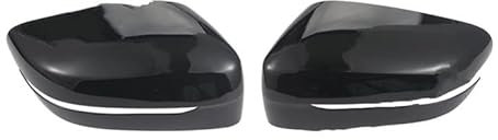 Spiegelkappen Rückspiegelabdeckung Für BMW 3er G20 G28 2019-2022 320 330 LHD Seitenspiegelabdeckung Außenspiegelabdeckungen (Color : Piano Black)