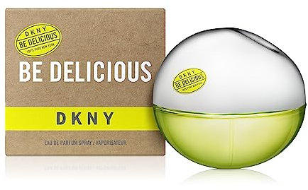 DKNY Be Delicious 100% Pure New York, Eau de Parfum da Donna, Fragranza Floreale Fruttata, Acqua Profumata Persistente, Donna Karan New York, 100 ml