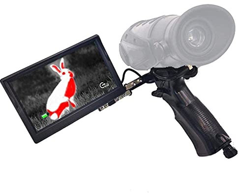 UsmAsk Telescopio Digitale a Infrarossi per Visione Notturna Termocamera Rilevatore di Ambito di Imaging Termico per Patrol Hot Sport Tracking, Posizionamento Laser Schermo Esterno