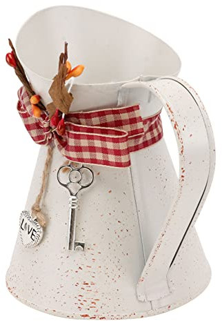 Amosfun Eiseneimer Pflanzkübel Rostfreier Eisenblumeneimer Mit Feiner Verarbeitung Vintage Blumentopf Für Wohn Und Gartendekoration Vielseitig Verwendbar
