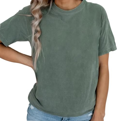 Damen Umstandsshirt Comfort Colors Stillfreundlich Reißverschluss T-Shirt Mama's Boobery Always On Tap Tops, Grün 1, S