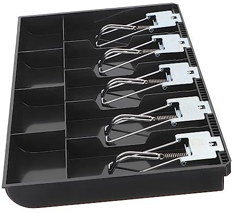 HOODANCOS Vassoio Portadenaro Con 5 Banconote/4 Banconote Nere Organizer Per Cassetto Portadenaro