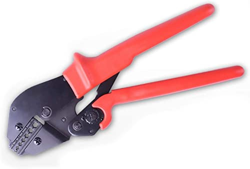 Hand Crimping Tool for Non-Insulated Cable Lugs 1-10mm2 Hex Crimper Handle Comfortable Grip Pliers