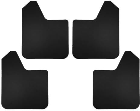 Auto Paraspruzzi Parafanghi Universali Rally Sport Parafanghi Paraspruzzi Parafanghi Parafanghi Anteriori Posteriori Per Auto Pick-up SUV Furgone Camion paraspruzzi Flap(4pcs black)