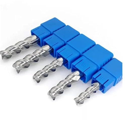 Hrc45 3-Nuten-Schaftfräser 50L 60L 75L 100L 150L 1,5 mm 6 mm 8 mm 12 mm 14 mm ~ 20 mm CNC-Fräser Metall CNC-Befestigungsfräsen Wendeschneidplatten(D10x10dx25x75L)