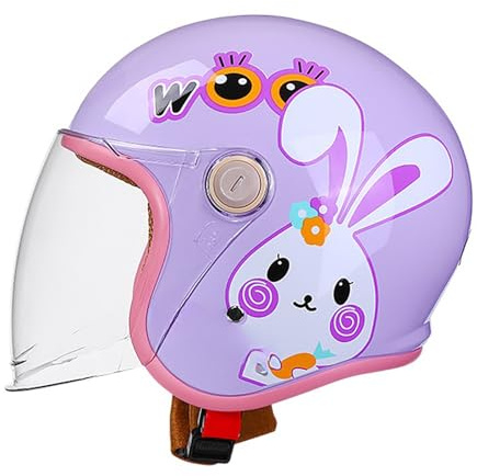 Casco Per Bambini Con Visiera Regolabile Per Età Da 7 A 15 Anni Certificato ECE 2206/DOT FMVSS-218 Fodera Rimovibile E Lavabile Casco Da Bicicletta Per Bambini D,(50-55CM)