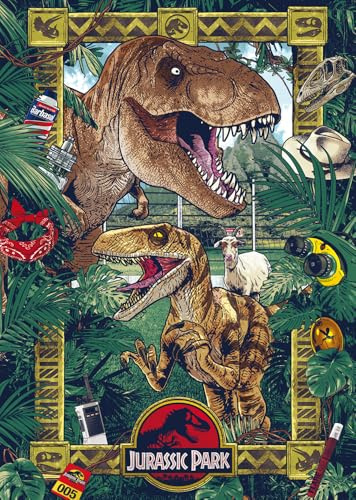 Schmidt Spiele 58579 Jurassic Park, Die Ära der Dinosaurier, 1000 Teile Puzzle