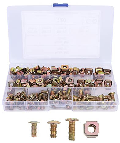 Écrou Cage Vis M5/m6, Lot 120 Pièces en Acier au Carbone
