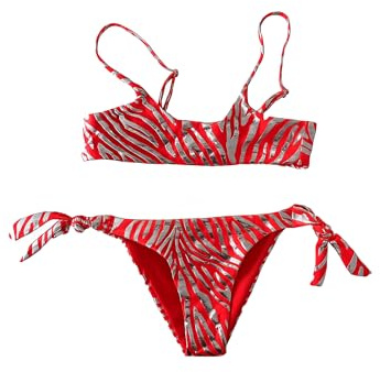 JOPHY & CO. Maillots de bain pour filles et enfants deux pièces ensemble bikini Beachwear entièrement réglable réf.5300, 10 ans